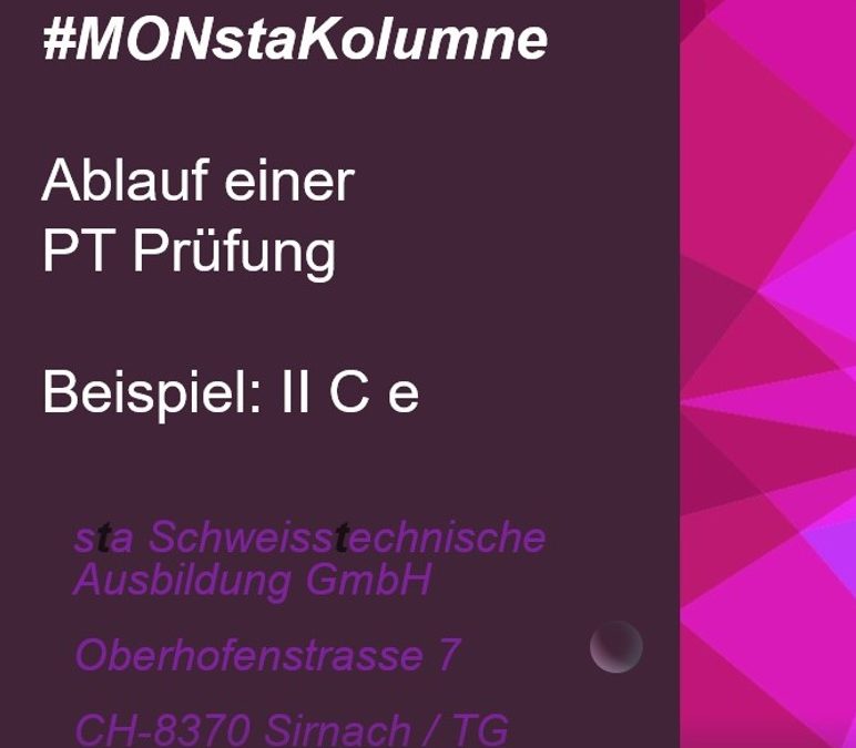 #MONstaKolumne Nummer 2 – Ablauf einer PT Prüfung